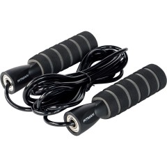 Скакалка FITMAN SRF-2010P-B, полимерный тросик, d5 мм, длина 300 см, черная